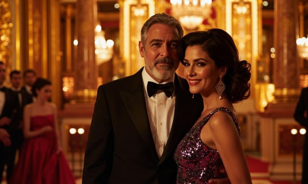 George y Amal Clooney deslumbran en Buckingham con Carlos III en una noche inolvidable