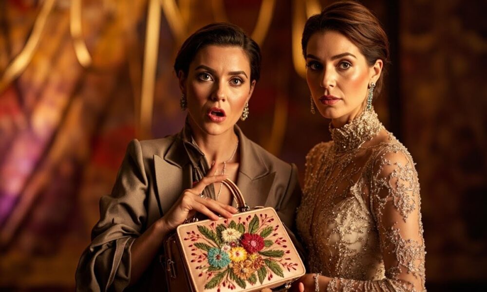 Isabel Díaz Ayuso sorprende con bolso único hecho de mantón de Manila