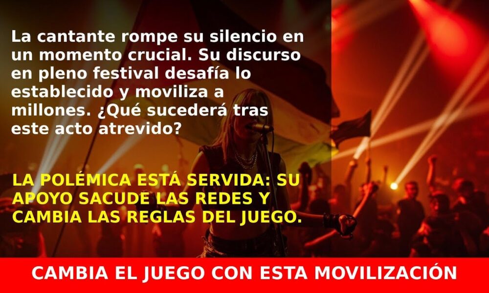 Bad Gyal rompe el silencio en plena protesta: apoyo a Palestina en concierto
