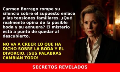 Carmen Borrego defiende a su exnuera y despeja rumores de boda