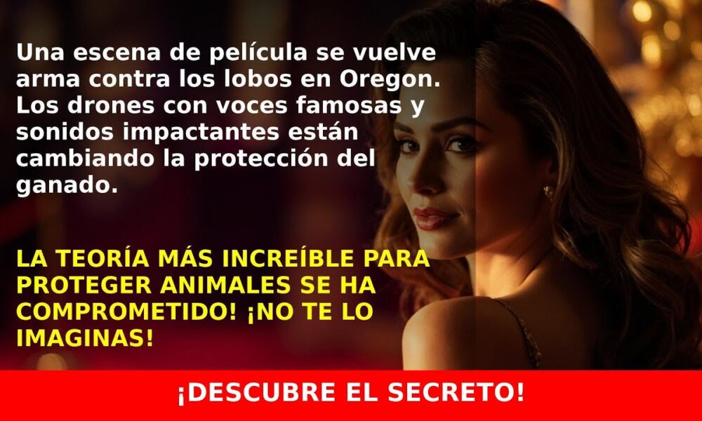 Drones con voz de Scarlett Johansson ahuyentan lobos y protegen el ganado