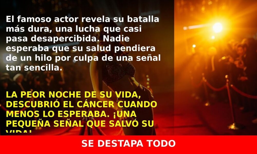 El actor James van der Beek revela su lucha contra el cáncer que pudo ignorar