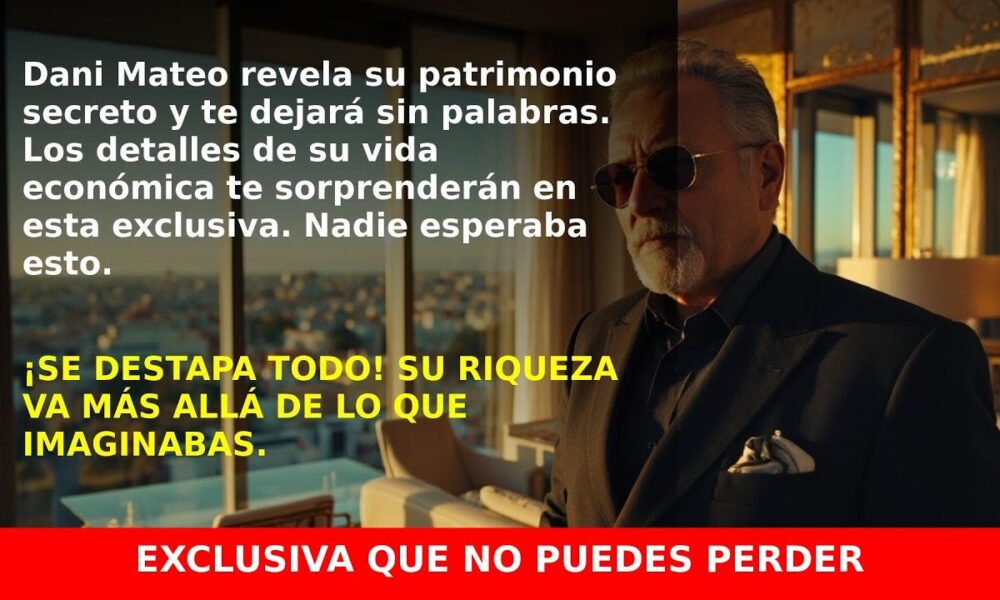 El impresionante patrimonio de Dani Mateo: pisos en Madrid y Barcelona que te sorprenderán