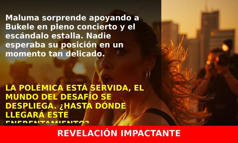 El polémico apoyo de Maluma a Bukele que enciende las redes