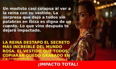 El vestido de la reina que dejó sin palabras a un diseñador de Ibiza