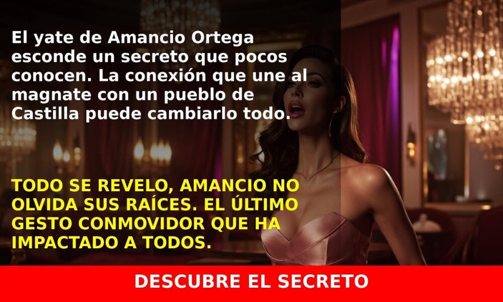 El yate de Amancio Ortega revela su vínculo secreto con un pintoresco pueblo de Castilla