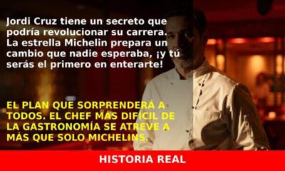 Jordi Cruz revela su plan secreto tras las estrellas Michelin