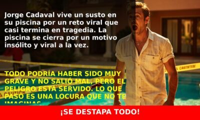 Jorge Cadaval en medio del reto viral: piscina cerrada por un gran susto escatológico