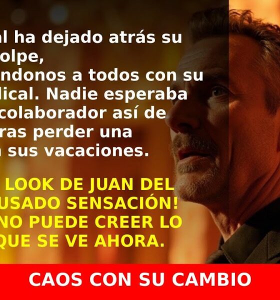 Juan del Val sorprende sin barba tras perder apuesta y causa revuelo