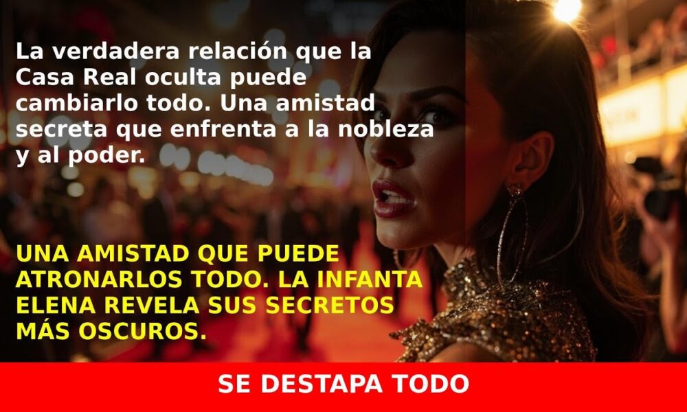 La amistad secreta de la infanta Elena que enfrentó una desheredación