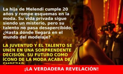 La hija de Melendi cumple 20 años y sorprende con su vida en la moda