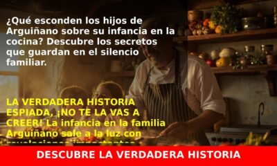 Los hijos de Arguiñano confiesan cómo fue su infancia en la cocina familiar