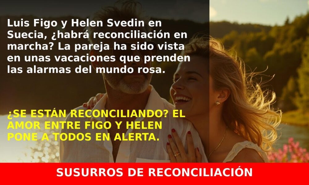 Luis Figo y Helen Svedin sorprenden con sus vacaciones en Suecia