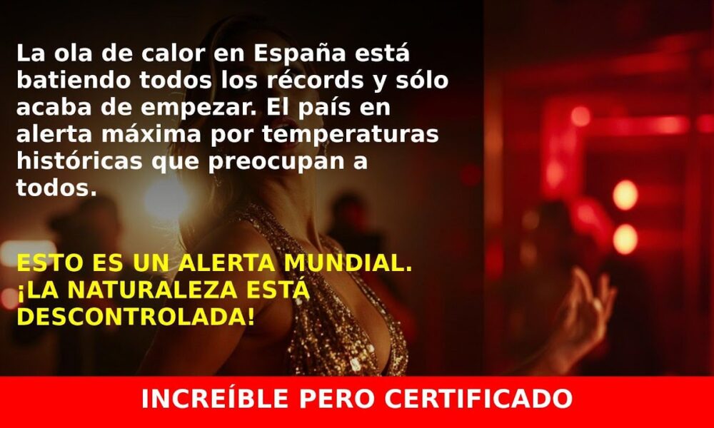 Pedro Ruiz alerta: La ola de calor que está rompiendo récords en España
