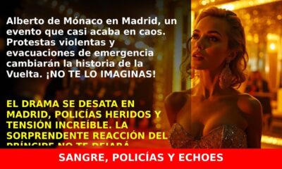 Alberto de Mónaco evacuado en Madrid por protestas violentas