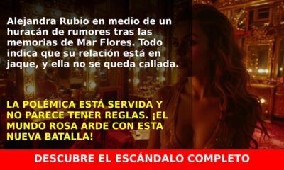 Alejandra Rubio en medio del escándalo por las memorias de Mar Flores