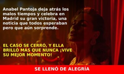 Anabel Pantoja Celebró su Sobreseimiento en Madrid y Luce Radiante