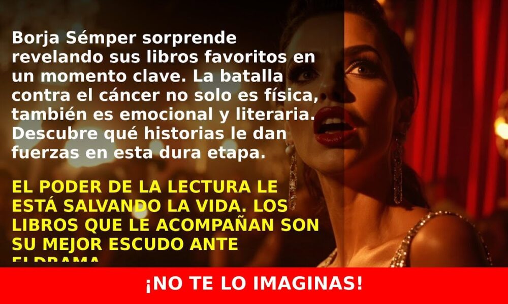 Borja Sémper revela sus libros favoritos en plena batalla contra el cáncer