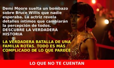 Demi Moore revela detalles sorprendentes sobre Bruce Willis y su lucha