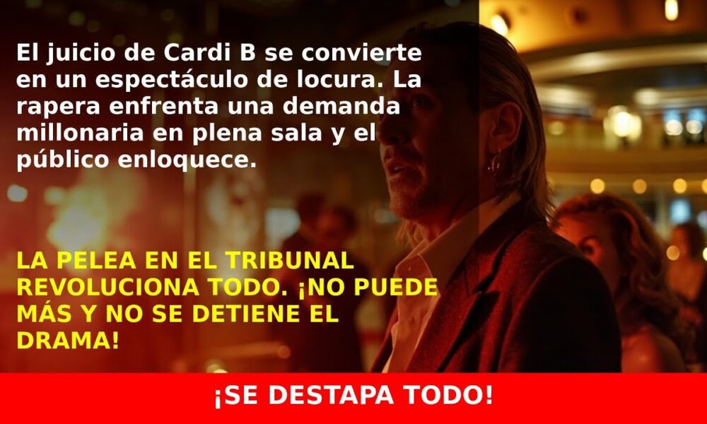 El escandaloso juicio de Cardi B por una pelea en pleno tribunal que te sorprenderá