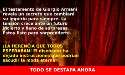 El Impactante Testamento de Giorgio Armani: Descubre el Futuro de su Imperio