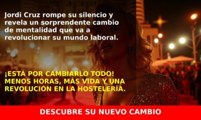 Jordi Cruz revela su cambio de mentalidad: trabajando menos y buscando más tiempo libre