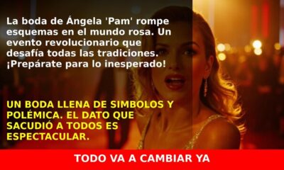La boda de Ángela ‘Pam’ con un toque revolucionario y sin convencionalismos