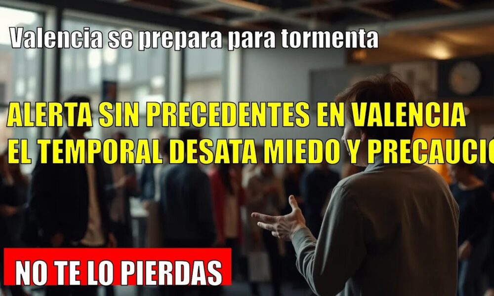 La DANA de Valencia regresa: alerta roja por lluvias extremas