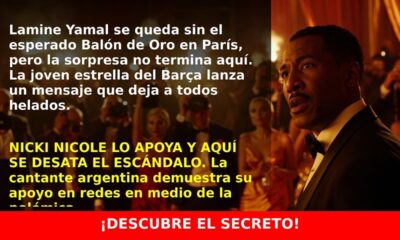 Lamine Yamal pierde Balón de Oro, pero Nicki Nicole lo apoya en redes