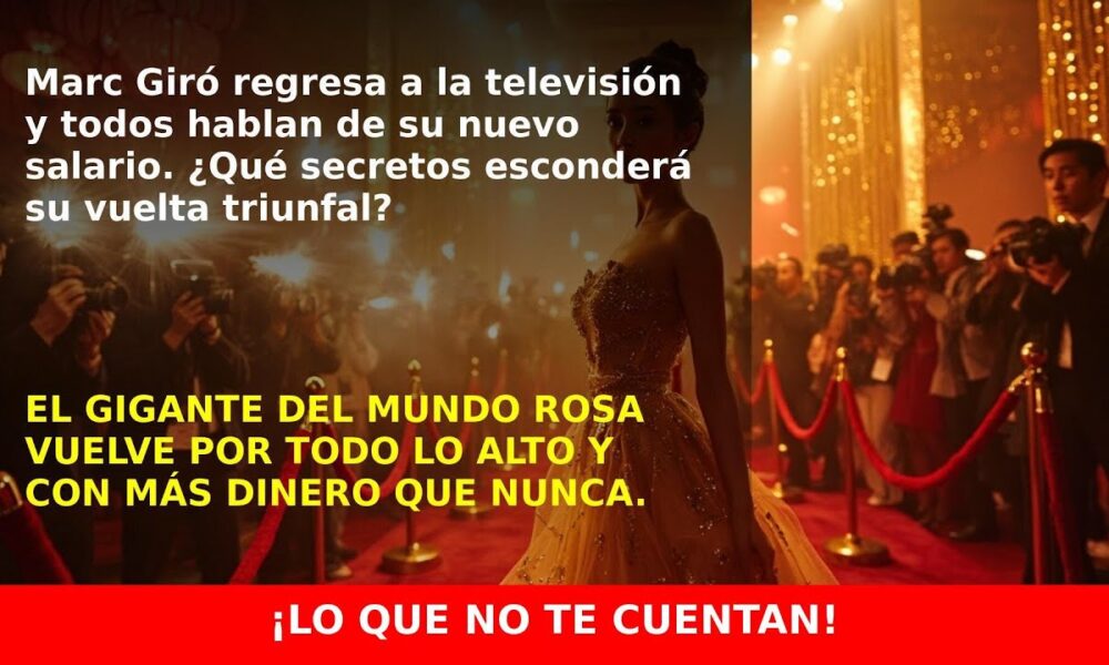 Marc Giró vuelve a TV: ¿Cuánto gana en su nueva temporada en RTVE?