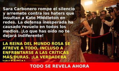 Sara Carbonero defiende a Kate Middleton y estalla contra los ‘haters’