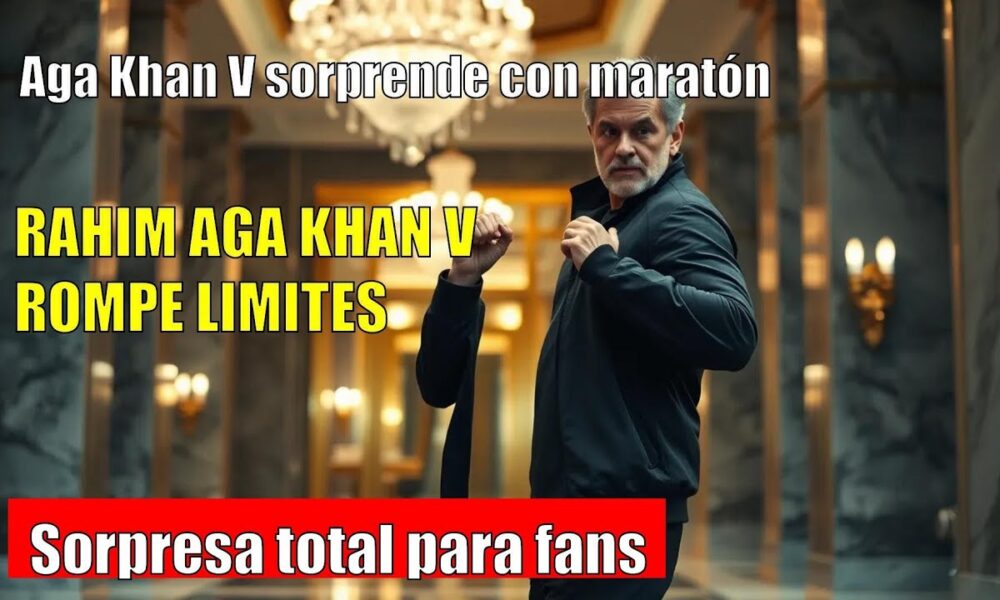 Aga Khan V a los 54 años: corre la maratón de Chicago, sorpresa en el mundo rosa