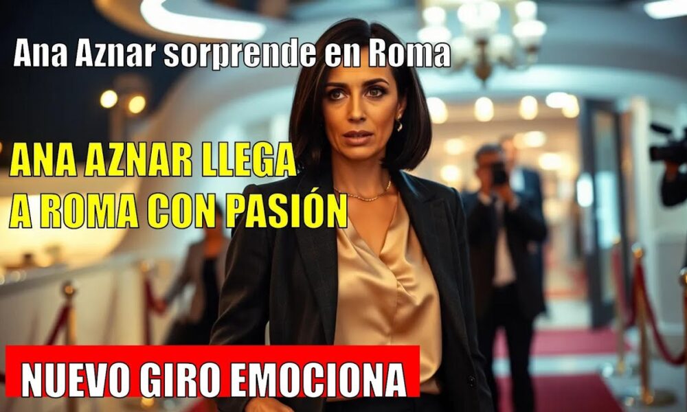 Ana Aznar triunfa en Roma como psicóloga infantil: el futuro son los niños equilibrados