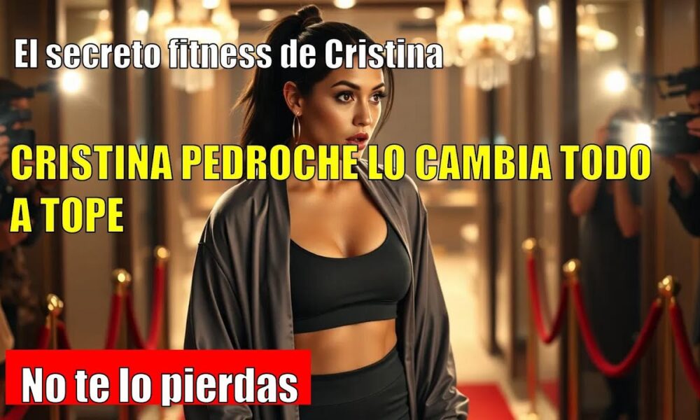Cristina Pedroche revela su circuito de fuerza en casa: no hay excusas