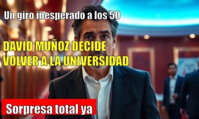 David Muñoz de Estopa se matricula en la universidad a los 50