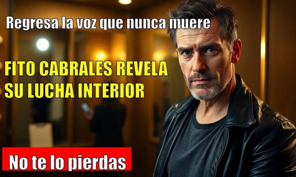 Fito Cabrales revela su lucha contra las drogas y cómo la música lo salvó