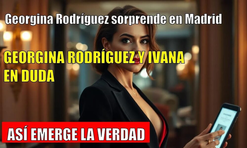 Georgina Rodríguez sorprende en Madrid: reconciliación histórica con su hermana Ivana