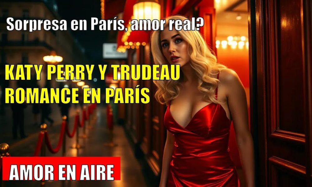 Katy Perry y Justin Trudeau: primera cita oficial en París, ¿amor real?
