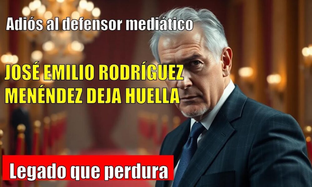 Muere el abogado José Emilio Rodríguez Menéndez, defensor de famosos