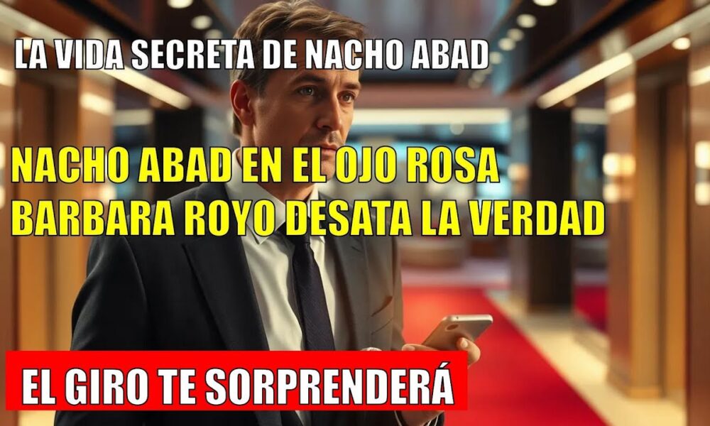 Nacho Abad: su vida fuera de la tele, casado y con dos hijos