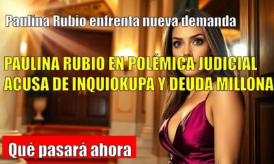 Paulina Rubio, acusada de inquiokupa: debe más de 100 mil dólares