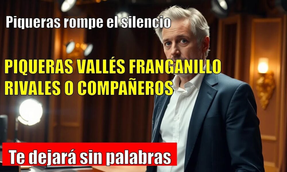 Piqueras rompe el silencio: su relación con Vallés y Franganillo, ¿amigos o rivales?