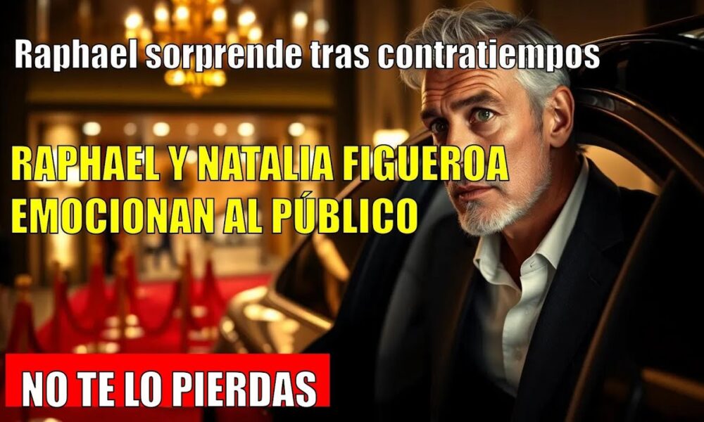 Raphael reaparece tras cancelar dos conciertos; ¿está al 100%?