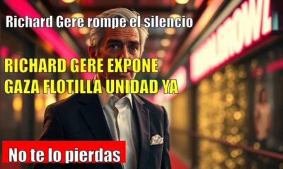 Richard Gere rompe el silencio: Gaza, Flotilla y un símbolo claro