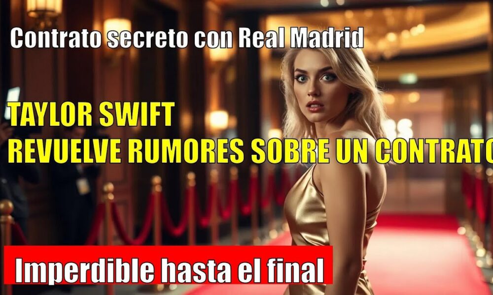 Taylor Swift: ¿Quieren un contrato con el Real Madrid en su nuevo álbum?
