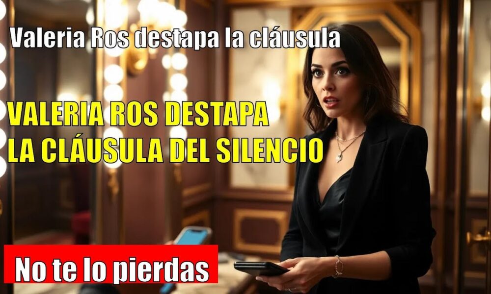 Valeria Ros destapa la cláusula de MasterChef: 100.000 euros por el silencio