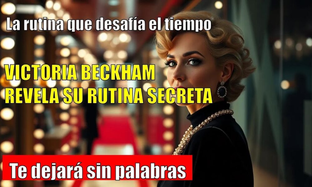 Victoria Beckham revela su rutina diaria de 90 minutos para lucir joven