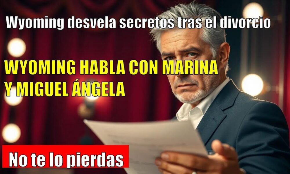 Wyoming desvela sus pifostios familiares tras el divorcio