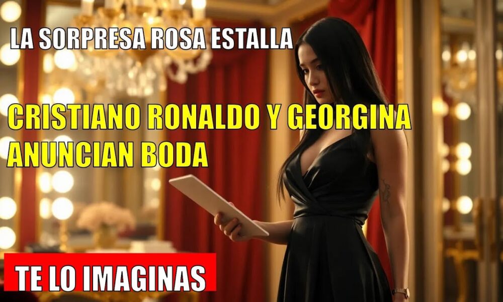 Cristiano y Georgina: la BODA que DESATA REVUELO y TENSIÓN
