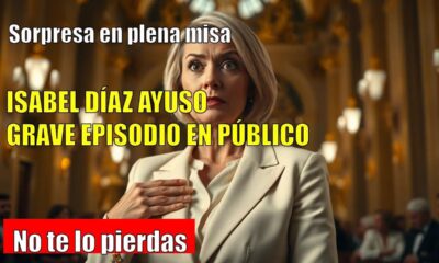 Isabel Ayuso sufre susto de salud durante misa en la Almudena